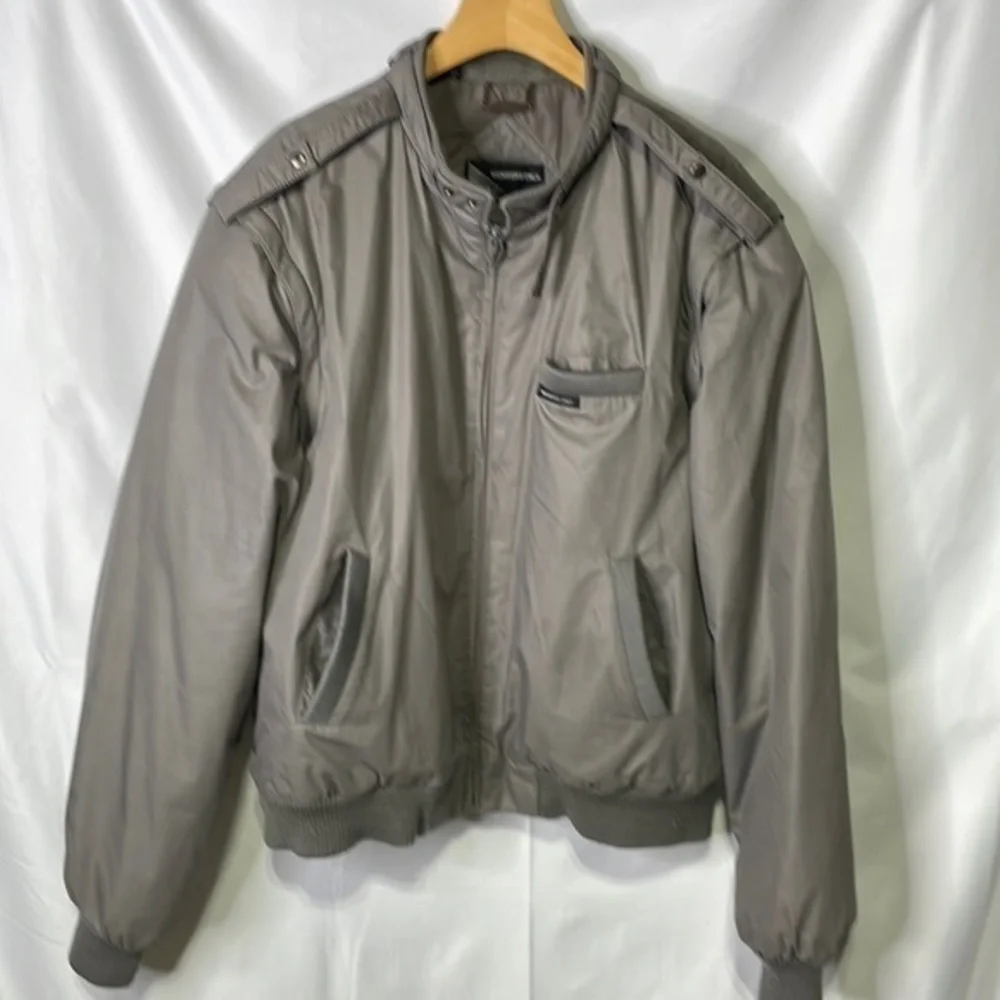 Members Only winter jacket with zip off sleeves converts to vest